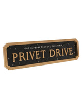 Next Harry Potter Privet Drive Black Wall Sign- Buy online at McGrocer