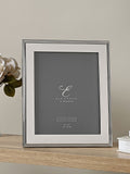 Widdop silver plated rib edge photo frame 8x10 (British brand)