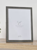 Widdop grey faux shagreen frame 8x10, imported from the UK