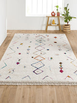 Next La Redoute Intérieurs Miro Multicolour Berber Style XL Rug - 240cm x 330cm- Buy online at McGrocer