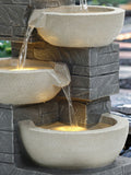 Charles Bentley Grey Rhine cascading garden water feature, UK version