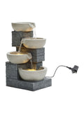 Charles Bentley Grey Rhine cascading garden water feature, UK version
