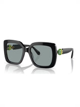 Next Swarovski Black Square Sunglasses- Buy online at McGrocer