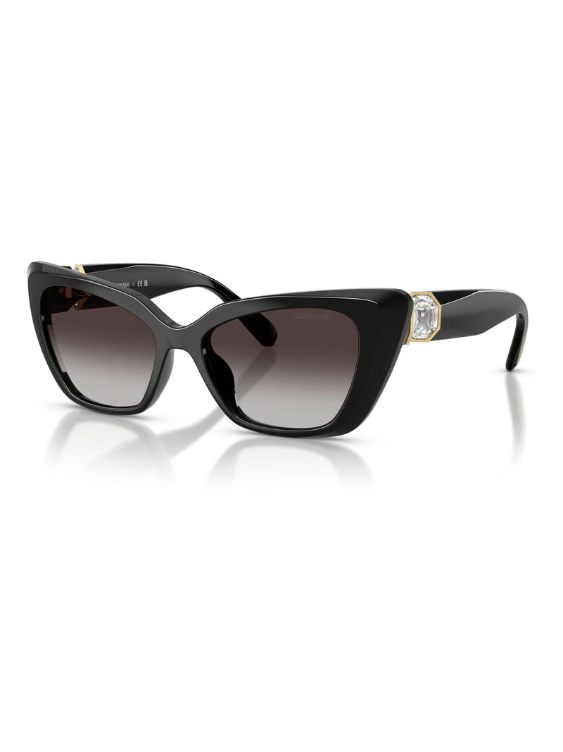 Swarovski black cat eye sunglasses (British brand)