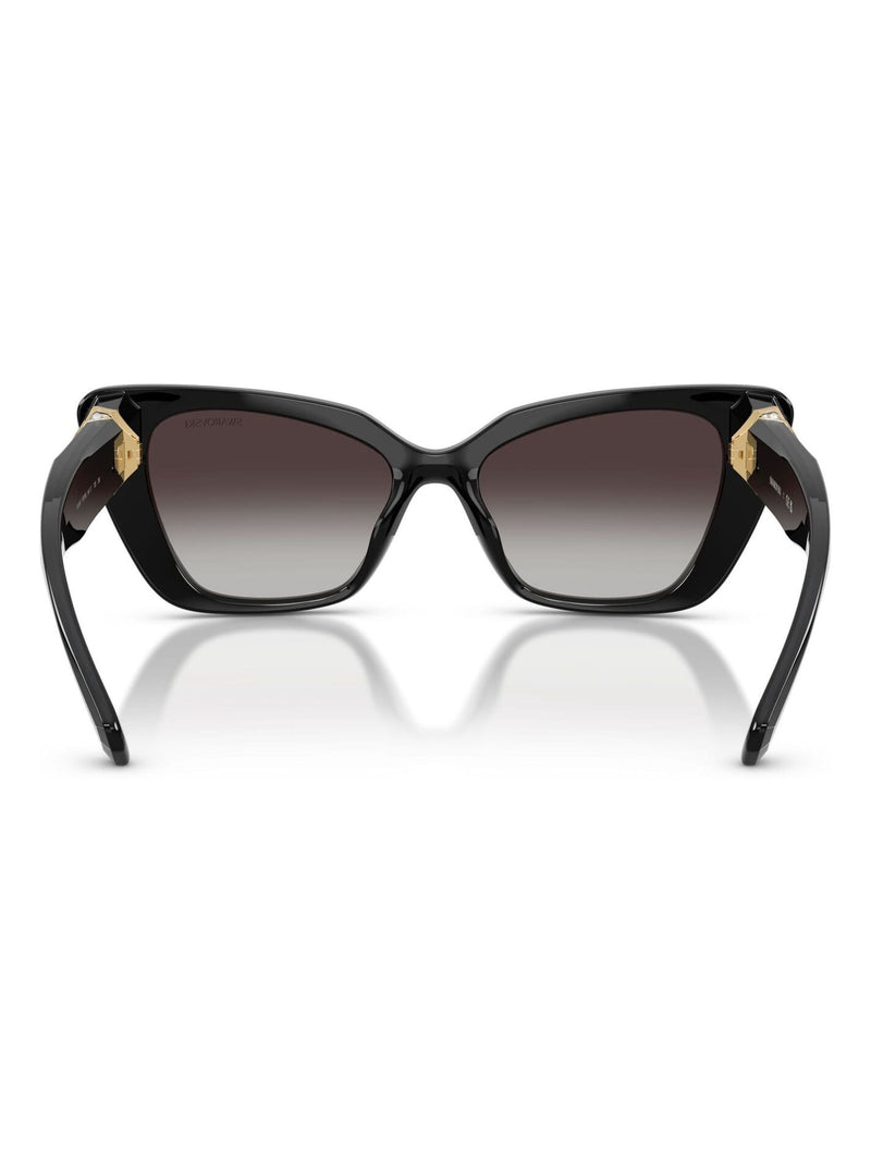 Swarovski black cat eye sunglasses (British brand)