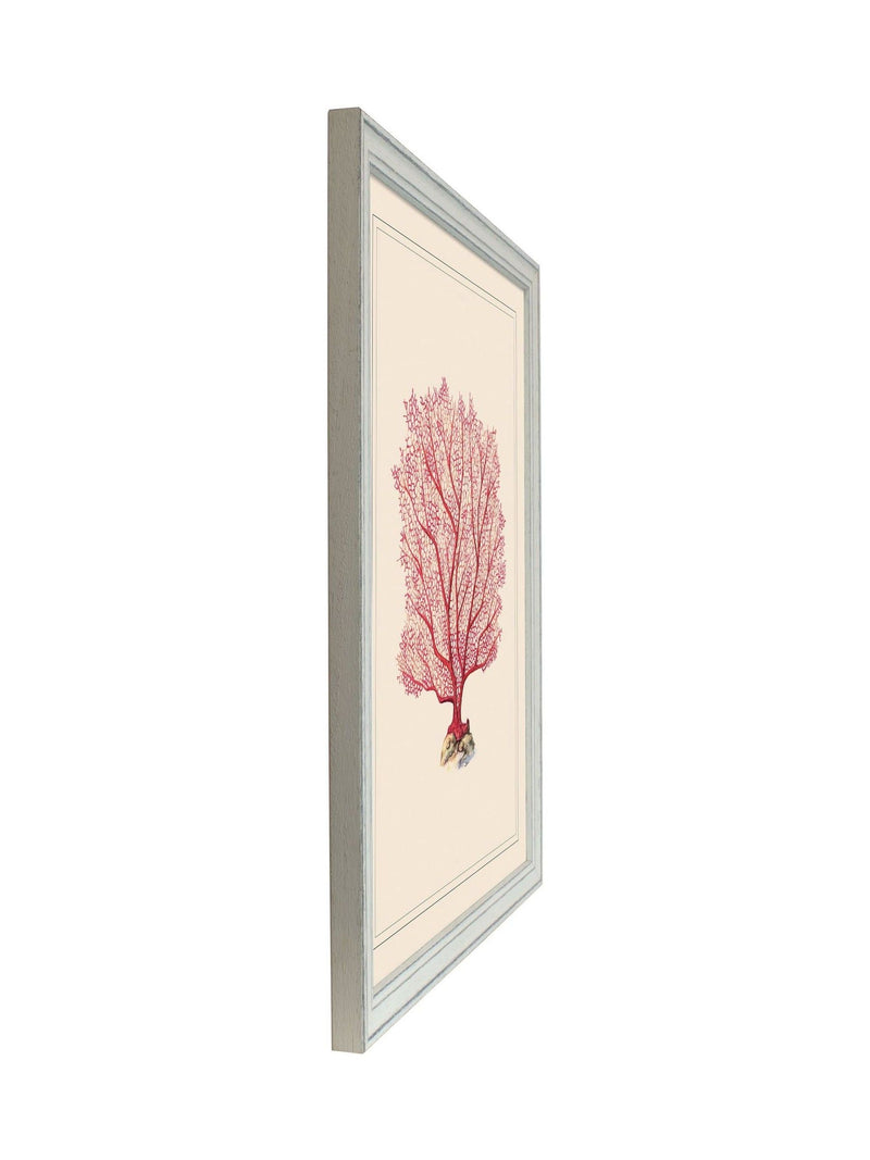 Brookpace Lascelles red coral wall art framed 55.5cm, UK version