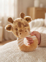Next Keel Toys Keeleco Huggy Giraffe Baby Ring Rattle 14cm- Buy online at McGrocer