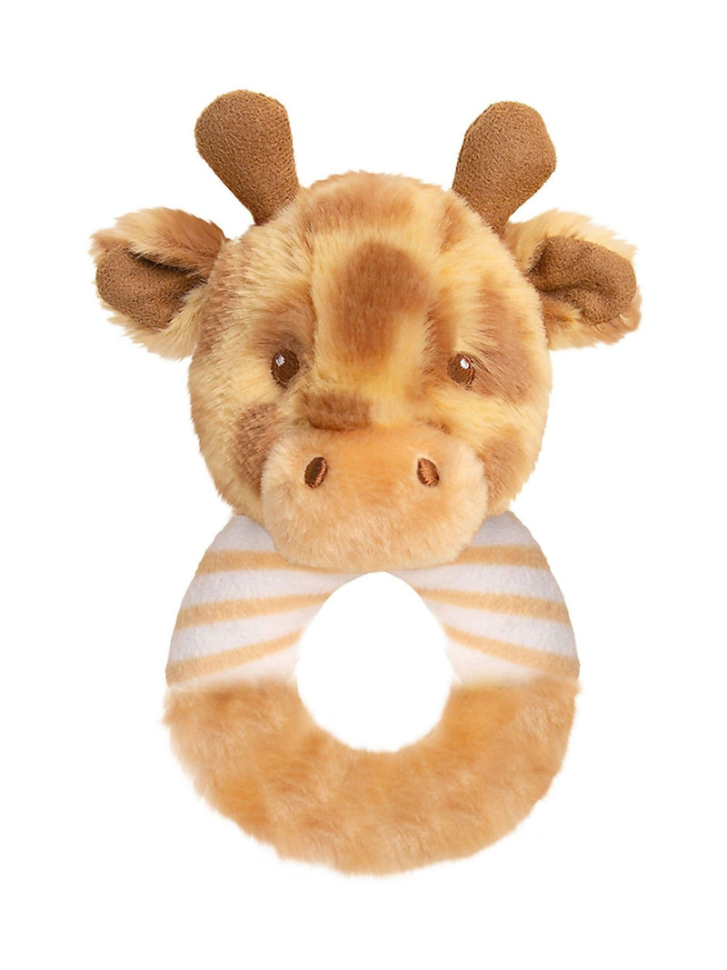 Keel Toys baby ring rattle Huggy Giraffe 14cm, UK version