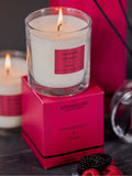 Stoneglow Modern Classics Cranberry Rose scented candle 220g, imported from the UK