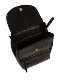 Conkca Black Belle leather backpack, UK version