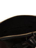 Conkca Black Violetta leather backpack 30cm, imported from the UK