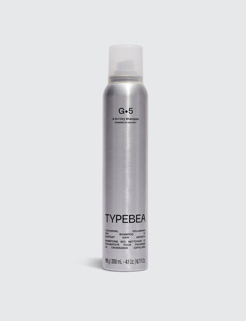TYPEBEA G5 3-in-1 dry shampoo spray 200ml, UK version