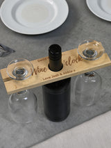 Next PMC Personalised Wine O'clock Glass and Bottle Holder One Size- Buy online at McGrocer