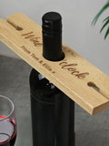 PMC personalised Wine O'clock glass and bottle holder, imported from the UK