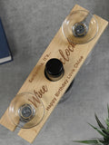 PMC personalised Wine O'clock glass and bottle holder, imported from the UK