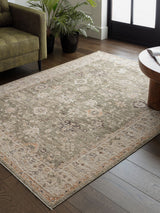 Next Asiatic Rugs Green Heriz Ornate Rug- Buy online at McGrocer