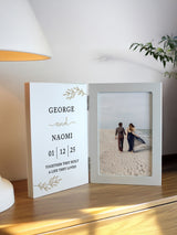 Next PMC Personalised Anniversary Hinged 6x4 Photo Frame- Buy online at McGrocer
