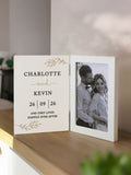 PMC personalised anniversary photo frame 6x4 (British brand)