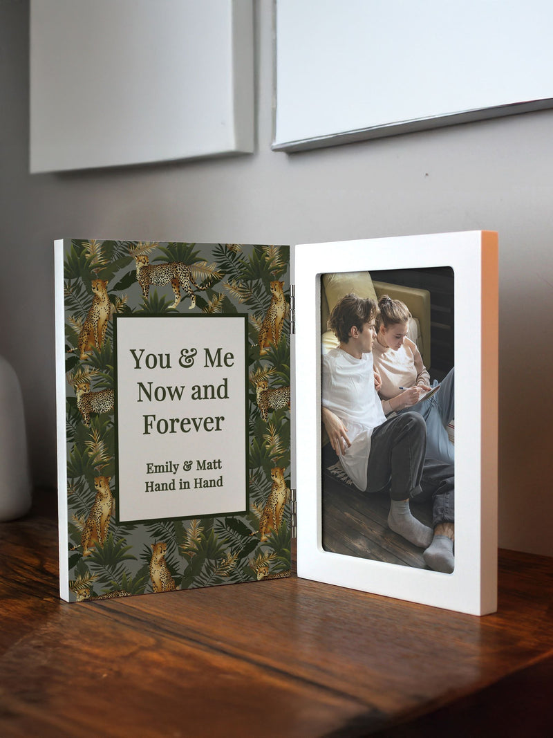 PMC leopard print 6x4 photo frame, imported from the UK