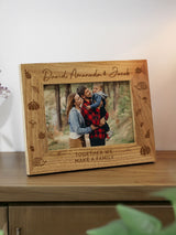 Next PMC Personalised Autumn 6x4 Wooden Photo Frame- Buy online at McGrocer