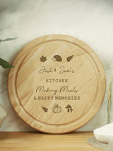Next PMC Personalised Autumn Wooden Chopping Board - One Size- Buy online at McGrocer