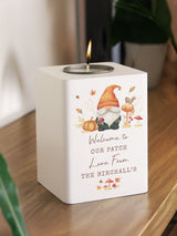 Next PMC Personalised Autumn Gonk Tealight Holder- Buy online at McGrocer