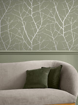 Next Graham & Brown Boreas Teal & Copper Wallpaper Sample A4- Buy online at McGrocer