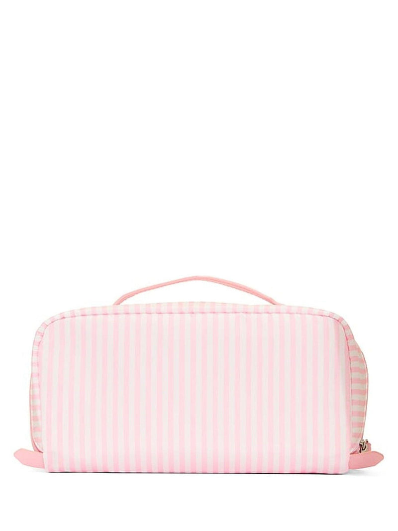Victoria's Secret embroidered stripe makeup bag set - British product