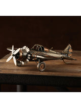Next Harvey Makin Bronze Plane Ornament Vintage Aviation Decor 21x20x6cm- Buy online at McGrocer