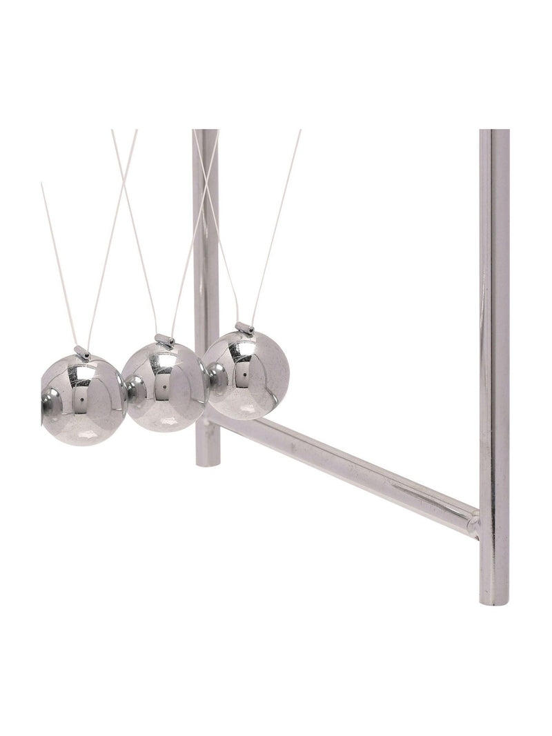 Widdop Newton's Cradle polished chrome desk toy 14x18cm (British brand)