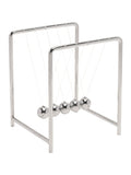 Widdop Newton's Cradle polished chrome desk toy 14x18cm (British brand)