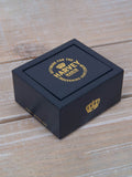 Widdop silver golf club cufflinks, imported from the UK