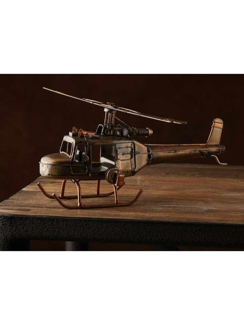 Harvey Makin bronze helicopter ornament 12cm (British brand)
