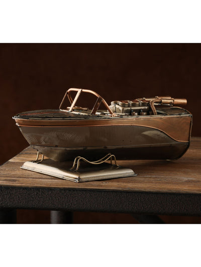 Next Harvey Makin Gold Speed Boat Ornament Nautical Home Decoration - اشترِ عبر الإنترنت من McGrocer