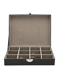 Harvey Makin Widdop Grey 12-slot cufflink box, UK version