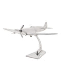 Widdop Silver Military Heritage model Spitfire 14 inch, UK version