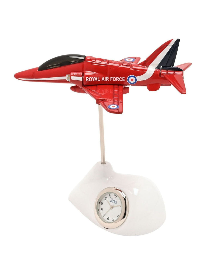 Widdop Red RAF miniature clock (British brand)
