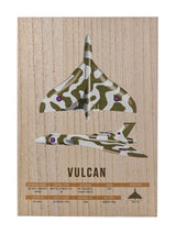 Next HARVEY MAKIN Widdop Brown RAF Vulcan Wood Effect A3 Wall Plaque- Buy online at McGrocer