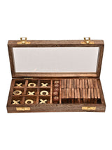 Next Harvey Makin Dominoes Tic Tac Toe & Dice Set Wooden Game 23 x 11 x 3.5 cm- Buy online at McGrocer