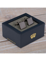Next Harvey Makin Widdop Grey Metal Plated Personalisable Calendar Cufflinks- Buy online at McGrocer