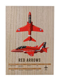Harvey Makin RAF Red Arrows A3 wood-effect wall plaque (British brand)