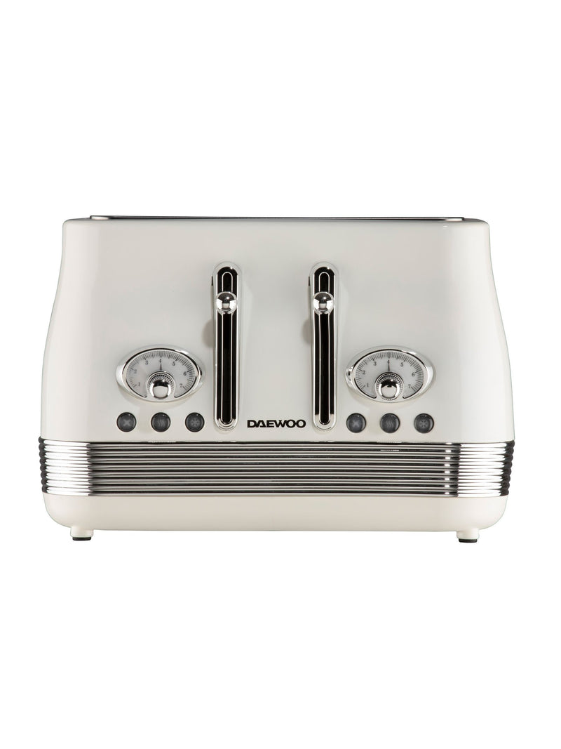 Daewoo Denver buttermilk 4 slice toaster - British product
