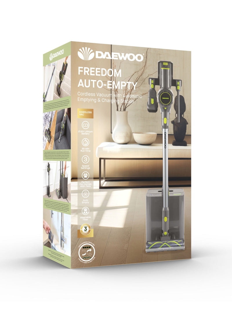 Daewoo grey cyclone cordless vacuum autoclean - British product