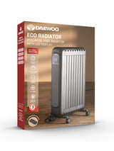 Next Daewoo Black Oil Free Radiator 2000W- Buy online at McGrocer