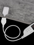 Daewoo heated over throw blanket grey 160x120cm, imported from the UK