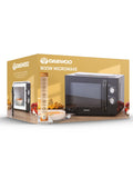 Daewoo Black 23L microwave oven - British product