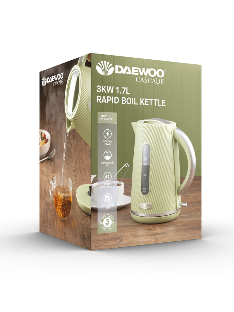 Daewoo Sage Cascade electric kettle 1.7L - British product