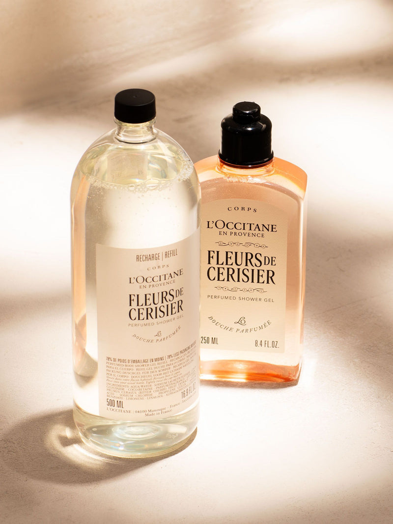L'Occitane Cherry Blossom shower gel refill 500ml, UK version