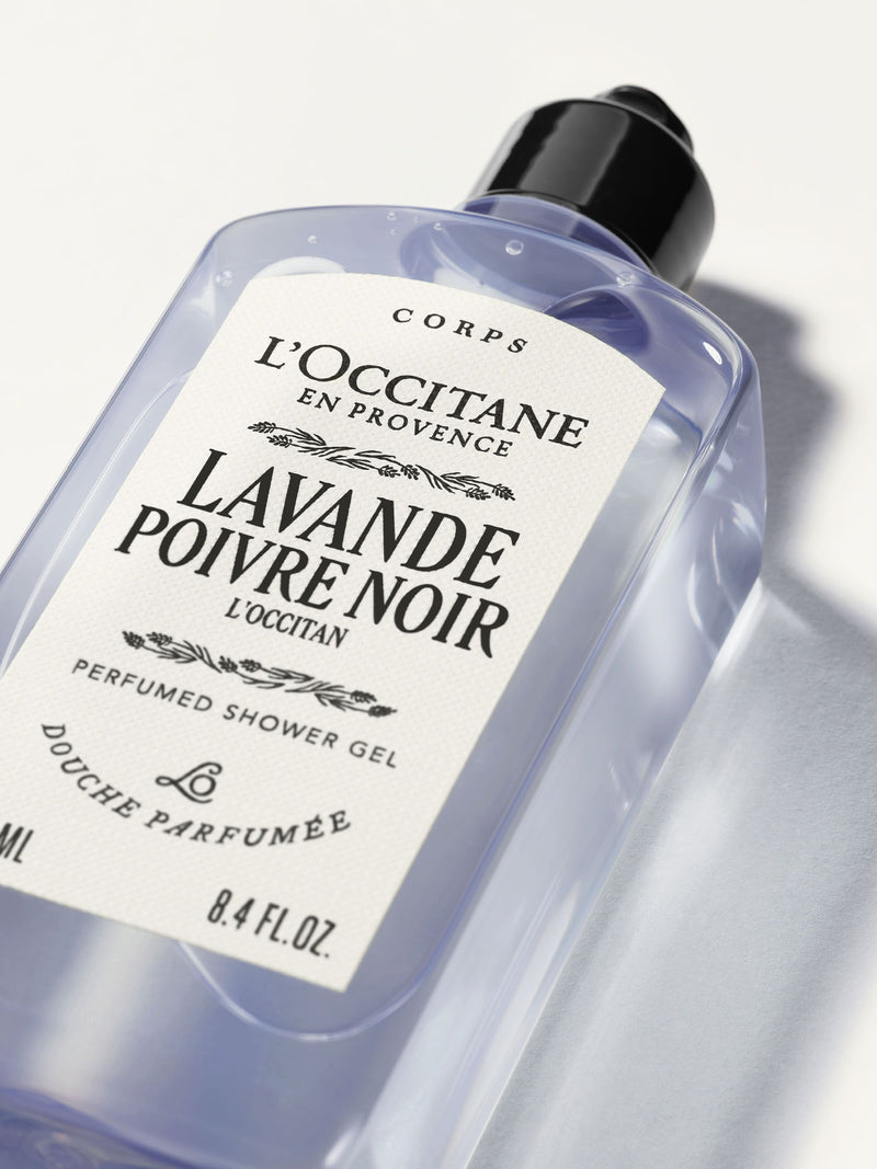 L'Occitane Lavande Poivre Noir shower gel 250ml, UK version