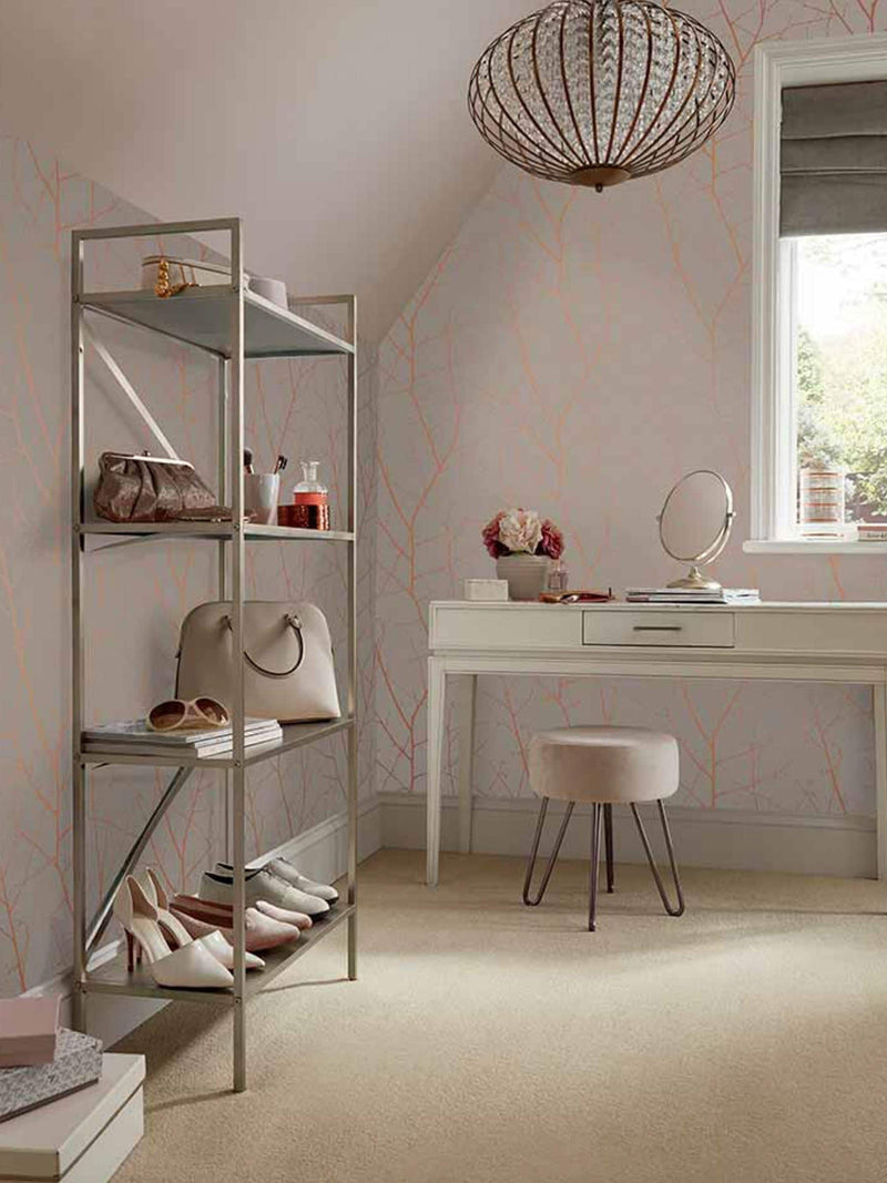 Graham & Brown Natural Boreas wallpaper 10m, imported from the UK